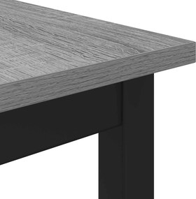 vidaXL Τραπεζαρίες 60 x 60 x 75 cm Επεξεργασμένο Ξύλο Γκρι Sonoma