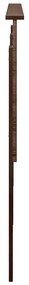 vidaXL Κεφαλάρι με κεφαλάρι Καφέ δρυς 150 cm Επεξεργασμένο ξύλο
