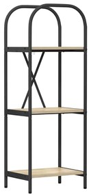 vidaXL Ράφι Βιβλίων Sonoma Δρυς 40 x 30 x 109 εκ Επεξεργασμένο ξύλο