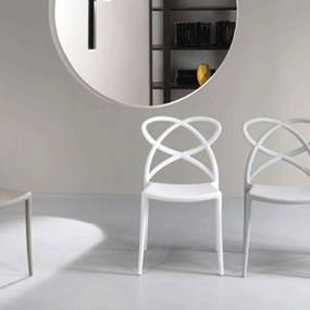 Καρέκλα Elena 45x53x82cm White Capodarte
