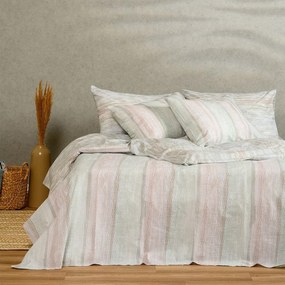 Σεντόνια Fuji (Σετ 4τμχ) Pastel Melinen King Size 260x270cm Βαμβάκι-Πολυέστερ