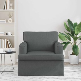 vidaXL Καναπές Σκούρο Γκρι 84 x 80 x 85 εκ ύφασμα