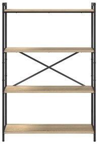 vidaXL Βιβλιοθήκη Sonoma Δρυς 80 x 30 x 118 εκ Μοριοσανίδα