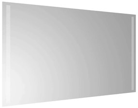 vidaXL Καθρέφτης Μπάνιου με LED 90x50 εκ.