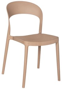 Καρέκλα Πολυπροπυλένιου HM5936.03 49x54,5x80,5cm Cappuccino