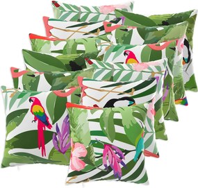 vidaXL Κάλυμμα Μαξιλαριού 12 pcs HEERLEN Πολύχρωμο 40 x 40 cm