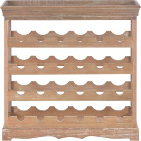 vidaXL Κάβα Κρασιών Καφέ 70 x 22,5 x 70,5 εκ. από MDF