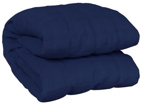 vidaXL Κουβέρτα Βαρύτητας Μπλε 137 x 200 εκ. 10 κ. Υφασμάτινη