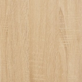 vidaXL Ραφιέρα Τοίχου με 3 Ράφια Sonoma Δρυς 30x25x100 εκ.