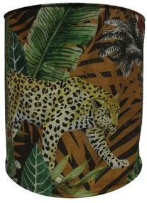 Κρεμαστό Φωτιστικό Οροφής Βελούδινο Animal Print Ε27 50x50x56 εκ. 4520-3 Supergreens-4520-3-Πολύχρωμο 4520-3
