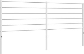 vidaXL Ανταλλακτικό κεφαλάρι Λευκό 193 εκ. Μεταλλικό