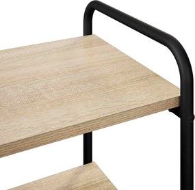 vidaXL Τραπέζι κονσόλας Sonoma Δρυς 80 x 35 x 75 cm Επεξεργασμένο Ξύλο