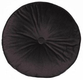 Βελουτέ Διακοσμητικό Μαξιλάρι (Φ40) Palamaiki VF803 Black