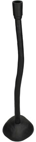 Κηροπήγιο Μαύρο Αλουμίνιο 14x13x52cm - 05153675