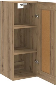 vidaXL Ντουλάπα Τοίχου Artisan Δρυς 34,5 x 34 x 90 εκ.