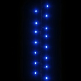 vidaXL Φωτάκια Compact με 1000 LED Μπλε 25 μ. από PVC