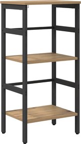 vidaXL Ράφι Βιβλίων 2 επιπέδων 40 x 29,5 x 81 εκ Επεξεργασμένο ξύλο