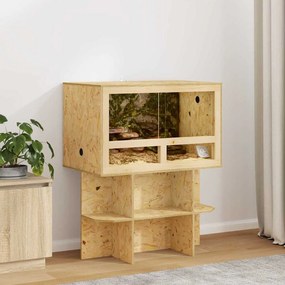vidaXL Terrarium Καφέ 80 x 50 x 50 εκ OSB
