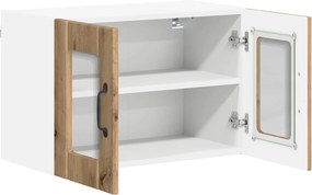 vidaXL Ραφιέρα τοίχου LUCCA 2 pcs Artisan Δρυς Επεξεργασμένο Ξύλο
