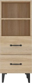 vidaXL Ντουλάπι Sonoma Δρυς 34,5x34x90 εκ. από Επεξεργασμένο Ξύλο