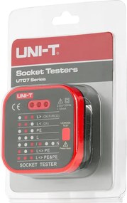 UNI-T tester πρίζας UT07B-EU, 230V, 50Hz