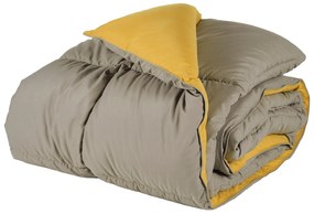 DAS HOME ΠΑΠΛΩΜΑ ΥΠΕΡΔΙΠΛΟ HAPPY 9643 DARK GREY, OCHRE