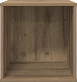 vidaXL Κουτί Άλμπουμ Βινυλίου Artisan Δρυς 37 x 36,5 x 38 εκ.
