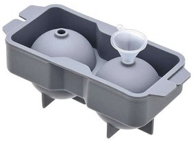 Παγοθήκη 2 Θέσεων 01-15015 7,5x6,5x16,5cm Grey Estia Silicone