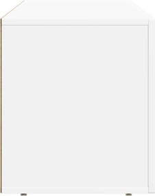 vidaXL Ντουλάπι TV Λευκό 100 x 35 x 40 εκ Επεξεργασμένο ξύλο