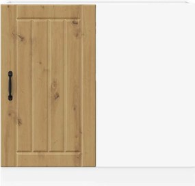 vidaXL Κάτω ντουλάπι κουζίνας "Lucca" Artisan Oak Engineered Wood