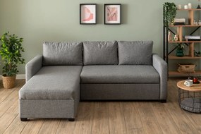 Corner Sofa-Bed Kado - Light Grey Light Grey