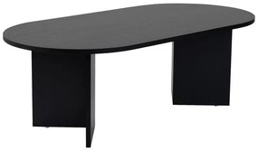 Τραπέζι σαλονιού Tabletod pakoworld σε μαύρη απόχρωση 119x60x40εκ