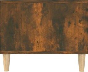 vidaXL Τραπεζάκι Σαλονιού Καπνιστή Δρυς102x50x40εκ.Επεξεργασμ.Ξύλο