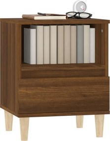 vidaXL Κομοδίνα 2 τεμ. Καφέ Δρυς 40 x 35 x 50 εκ.