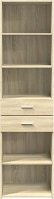 vidaXL Ντουλάπι Sonoma Δρυς 50x42,5x185 εκ. από Επεξεργασμένο Ξύλο