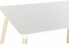 Τραπεζαρία DKD Home Decor Λευκό Σημύδα Ξύλο MDF 120 x 80 x 74 cm