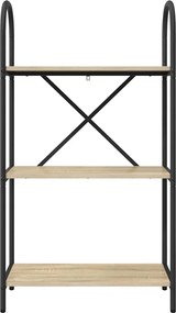 vidaXL Ράφι Βιβλίων Δρύς Sonoma 60 x 30 x 109 εκ Επεξεργασμένο ξύλο