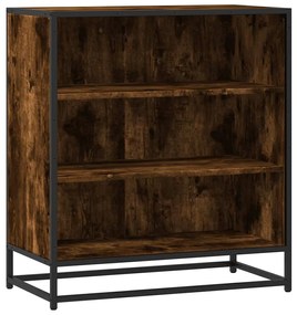 vidaXL Sideboard Καπνιστή βελανιδιά Κατασκευασμένο ξύλο και μέταλλο