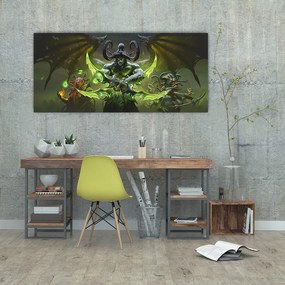 Πίνακας σε καμβά Warcraft Illidan Stormrage KNV2413 50cm x 115cm