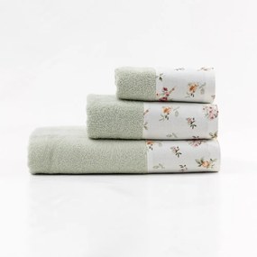 Πετσέτες Σετ 3ΤΜΧ Elodie - 70 x 140 / 50 x 90 / 30 x 50 cm - Μουσταρδί - Borea