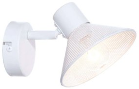 Φωτιστικό Τοίxου - Απλίκα Paloma TNK2831SW 1xΕ14 16x13x9cm White Aca Metal