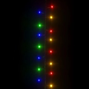 vidaXL Φωτάκια Compact με 400 LED Πολύχρωμα 13 μ. από PVC