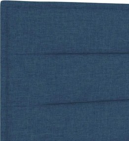 vidaXL Κεφαλάρι με κεφαλάρι Μπλε 144 cm Τεχνητό Δέρμα