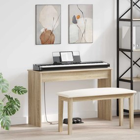 vidaXL Βάση Πληκτρολογίου Δρύς Sonoma 100 x 32 x 64 εκ