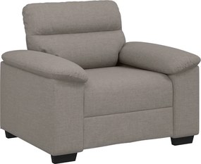 vidaXL Πολυθρόνα-Καναπέ-Μπεζ 100x81x84 εκ. Ύφασμα