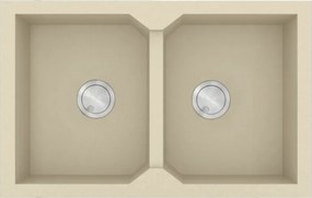 Sanitec Ultra Granite 818 (86x50) - Γρανιτένιος νεροχύτης - Ocra