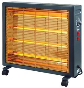 Kalko K2000 Θερμάστρα Ηλεκτρική Dark-Grey 2400W
