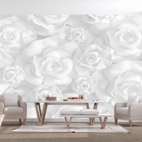 Αυτοκόλλητη φωτοταπετσαρία - Plaster Flowers - 441x315