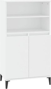vidaXL Ντουλάπι Λευκό 60 x 36 x 110 εκ. από Επεξεργασμένο Ξύλο