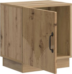 vidaXL Κομοδίνο 2 τμχ. Artisian Δρυς 43 x 34,5 x 47 εκ.